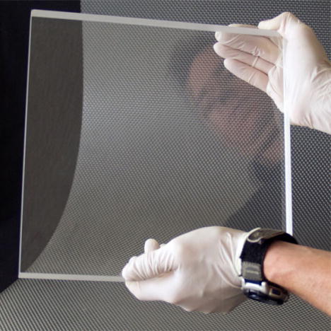 Прозрачное сапфировое стекло