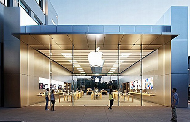 Стекло, остекление магазина, Apple Стекло, остекление магазина, Apple