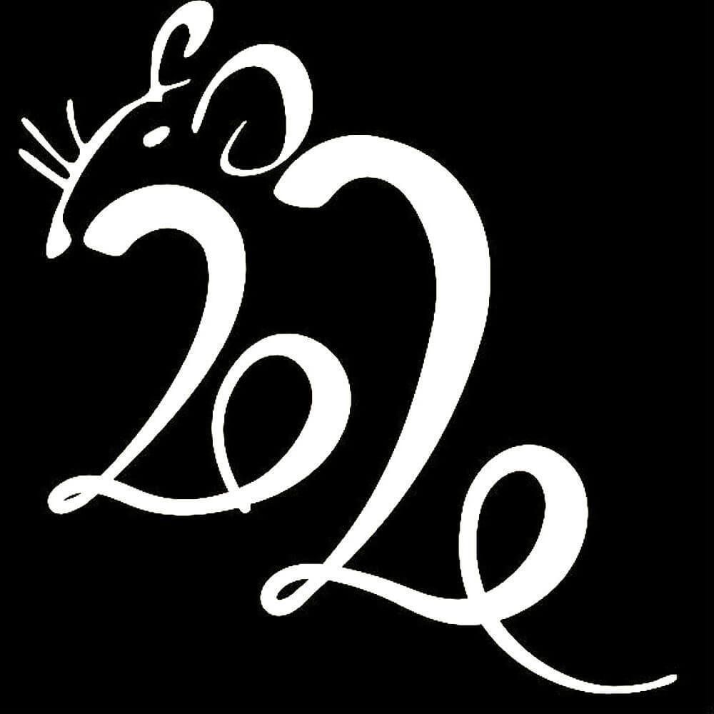 Трафареты на Новый год 2020 Год Крысы Надпись крыса 2020