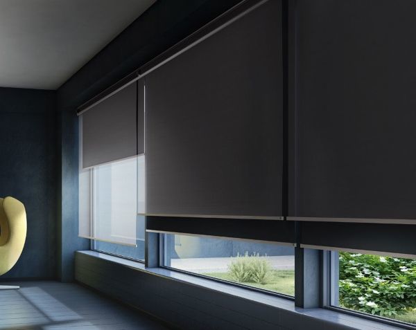Фото: вариант интерьера со шторами блэкаут от жары в квартире, © 