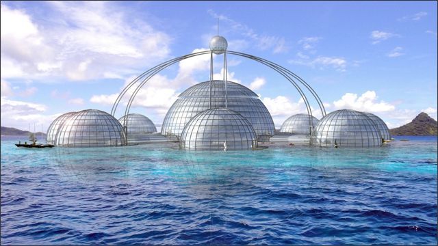 Фото: Гидрополис Sub Biosphere 2 – дома будущего на воде, ©