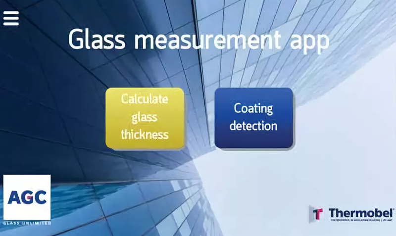 Фото: приложение «AGC Glass Measurement App»* 