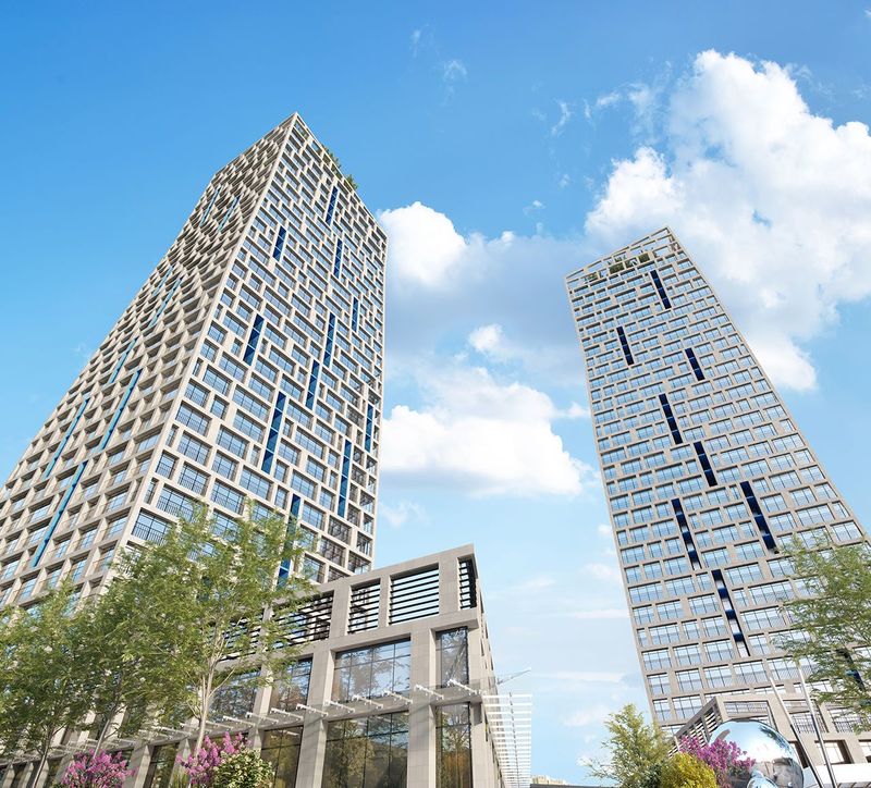 Фото: архитектурный проект ЖК Ocean City 2 за счет использования стекла и бетона здания напоминают небоскребы*