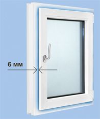 Фото: окна с фурнитурой activPilot Comfort в положении параллельного смещения створки на 6 мм