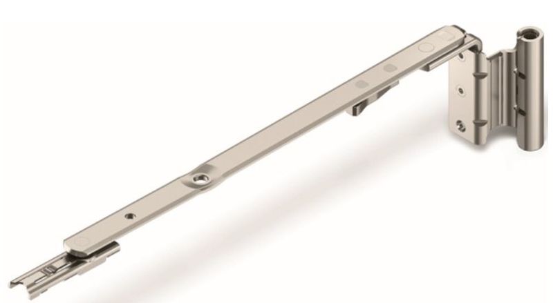 Фото: стандартные ножницы на раме фурнитуры Roto NX обеспечивают возможность микропроветривания*. © Roto 