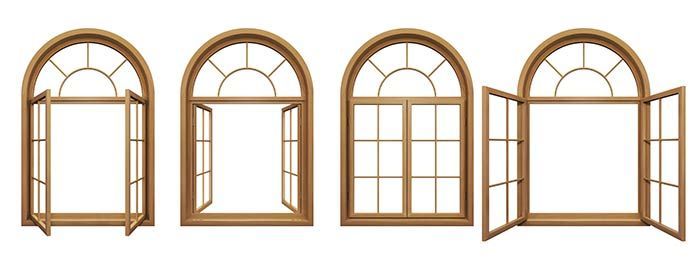 Арочные окна - компромисс эстетики и функционала