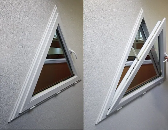 Треугольные окна – хлопотно, но эффектно