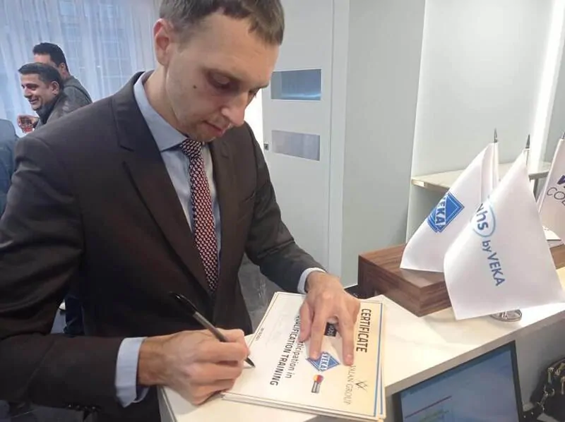 Фото: Руководитель направления объектного инжиниринга VEKA Rus Артём Трофимов, © VEKA