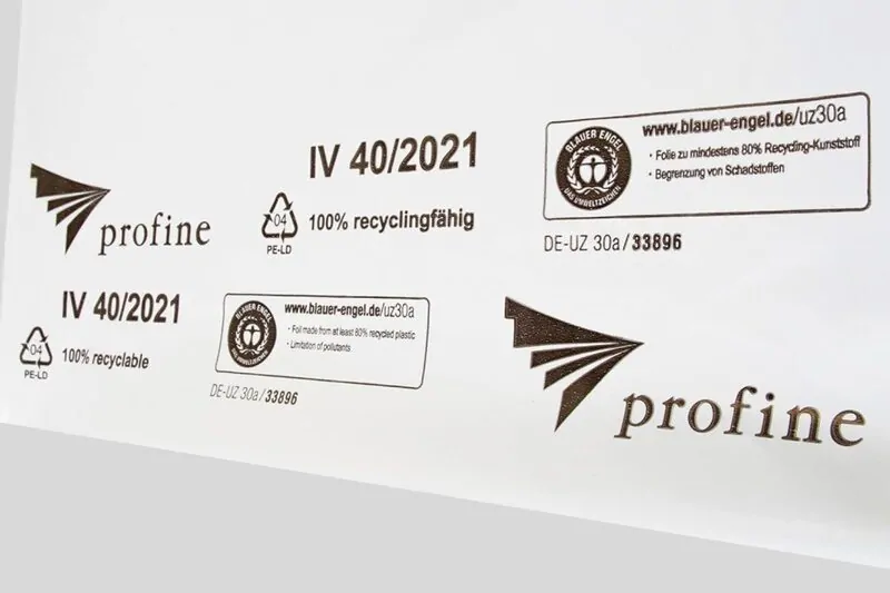 Новая упаковочная пленка PCR. © profine 