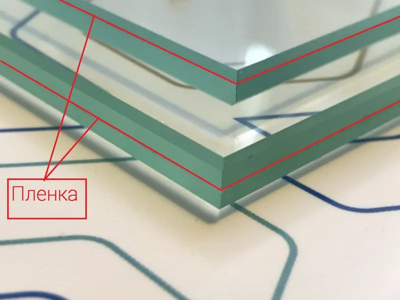 Фото: Многослойное стекло выполняет четыре важных функции за счет прочной пленки между стеклами. © oknamedia  