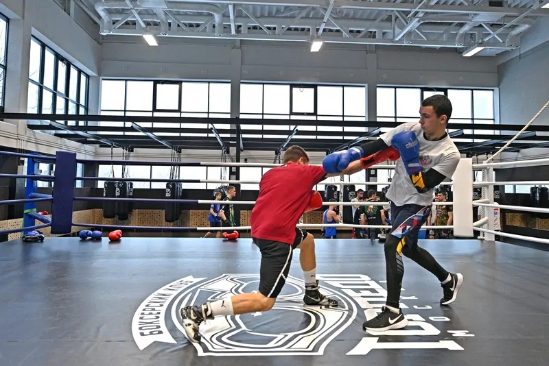 Фото: зал бокса в ФОК Торпедо, © stroi.mos.ru