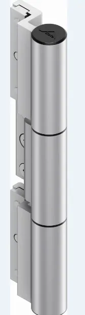 Roto Solid B | 324 A: трехсекционная цилиндрическая петля для створок массой до 160 кг. © Roto 