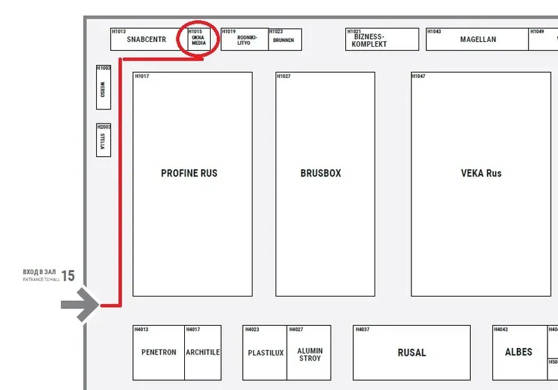 Нас просто найти – от входа в зал №15 сразу повернуть налево. © oknamеdia   