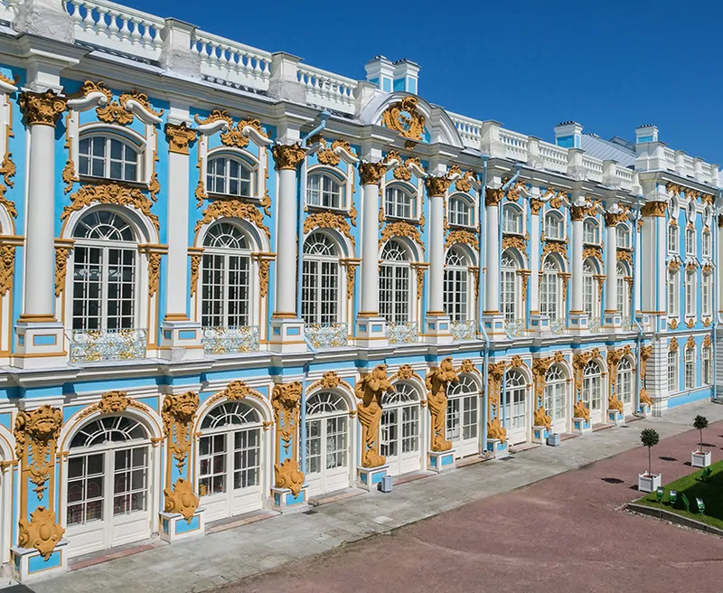 Фото: Екатерининский дворец, Пушкин, Ленинградская область, © Балашов Олег