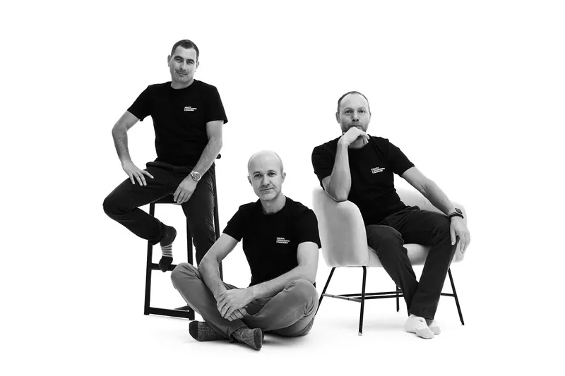 На фотографии слева направо учредители компании: Михаил Кренгель, Кирилл Орлов, Павел Панов. © ЮТА  