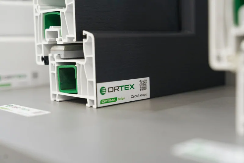 Фото: ПВХ профиль с акриловым покрытием ORTEX Optima Design © ORTEX 