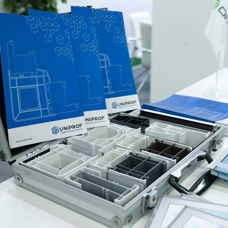 Фото: Универсальные доборные ПВХ профили UNIPROF © ORTEX 