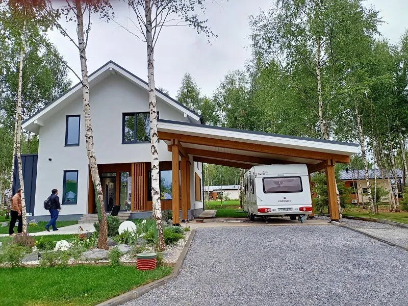 Участки на ОПЕН ВИЛЛАДЖ полностью благоустроены. © оknamedia  