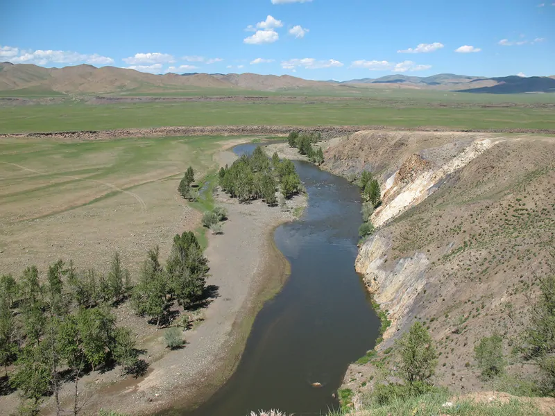 Река Орхон в Монголии Фото © Фoтобанк Лори    