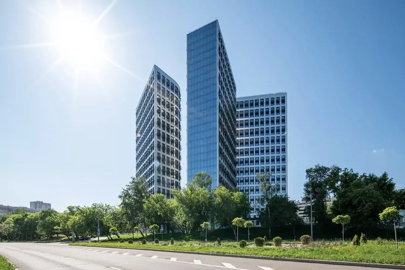 Объекты остекленные алюминиевым профилем КРАУСС ПРЕМИУМ ЖК «Нагатинская» © KRAUSS  PREMIUM 