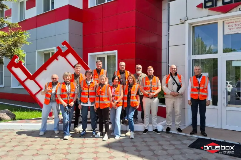 Экскурсия на завод BRUSBOX © БРУСБОКС 