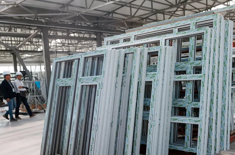 Новая продукция кыргызстанского партнера: окна из профилей exprof. © ГК Айнекстан 