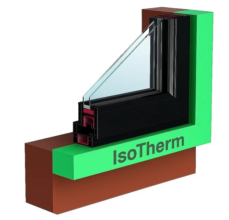 Профили IsoTherm Фасад для выносного монтажа.© ЕТС Групп 