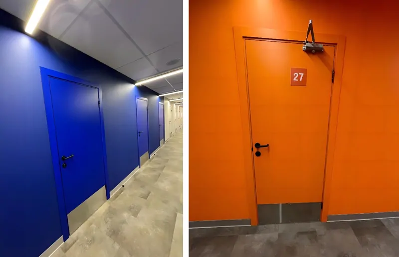 150 дверей AquaDoor установлены в общежитии компании "Газпром" в г. Новый Уренгой.  © AquaDoor 