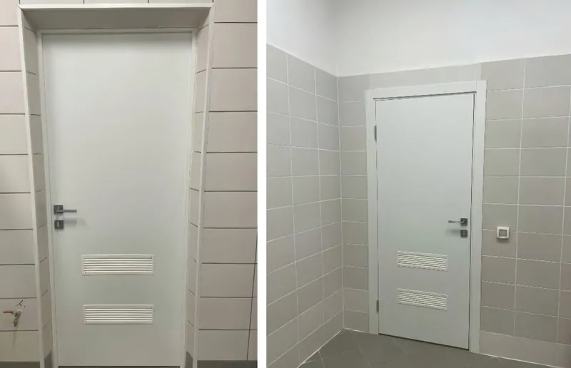 Белые двери AquaDoor в МХК ЕвроХим в Пермском крае. 