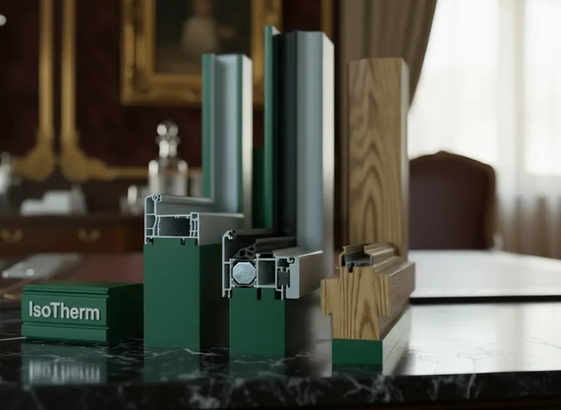 Теплые подставочные профили из полиуретана IsoTherm Green. © ЕТС Групп 