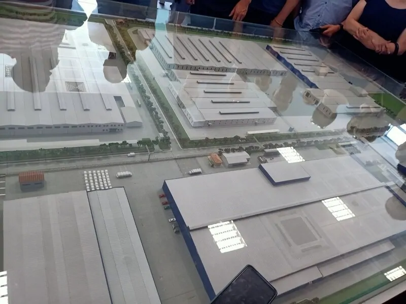 Макет производственной площадки ADO GROUP. © oknamedia 