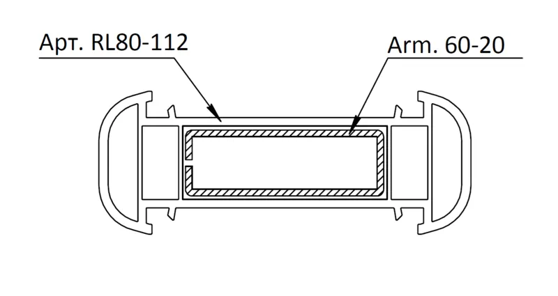 Статический соединитель R-Line для оконных систем 80 мм. © ЕТС ГРУПП 