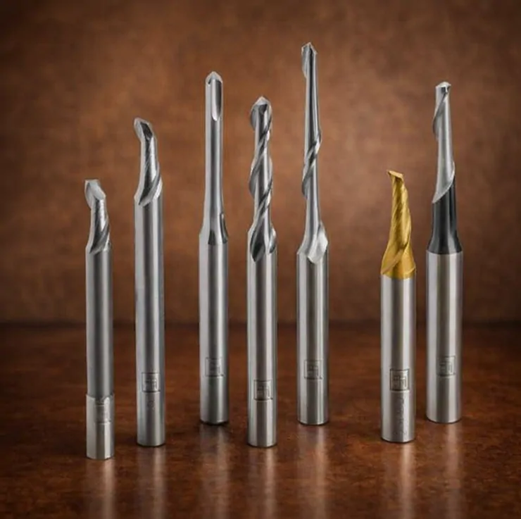 Фото: Концевые фрезы для обработки ПВХ и алюминиевых окон, © ЕТС ГРУПП