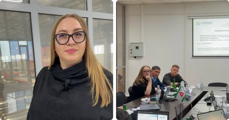 Фото: Дарья Козловская и команда дистрибъютора АЛРОКС-ЮГ © АЛРОКС 