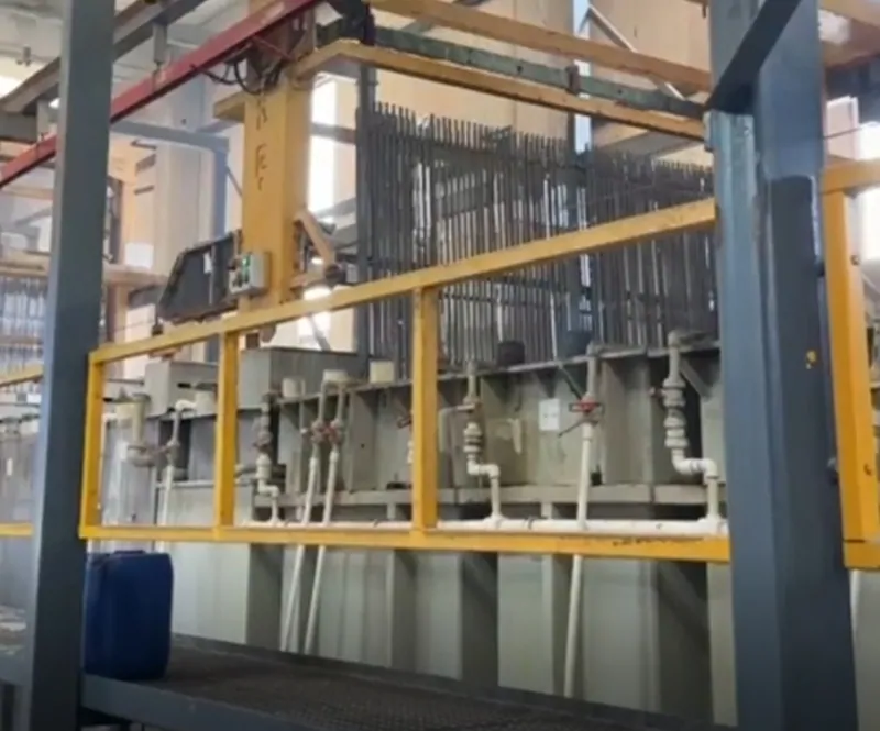 Гальваническая ванна на заводе фурнитуры ACCADO