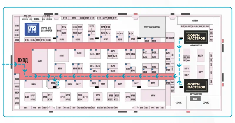 Фото: схема как найти Алрокс в павильоне МВК “Новосибирск Экспоцентр”© АЛРОКС