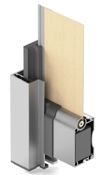 Zip-соединение полотна и направляющей© WellSun