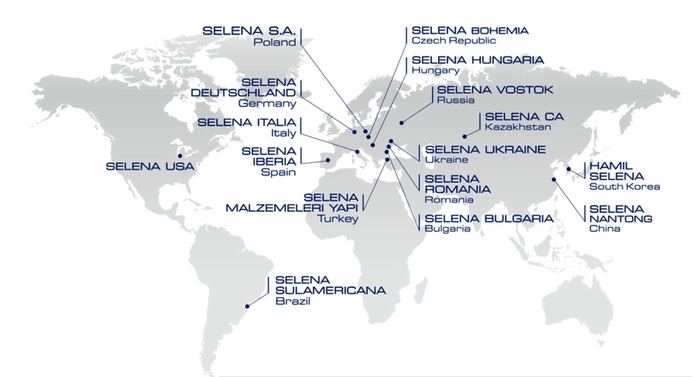 Фото: предприятия Selena Group работают на 4 континентах*