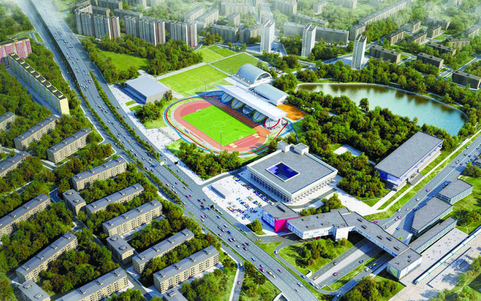 Фото: 3D модель стадиона «Москвич» после реконструкции